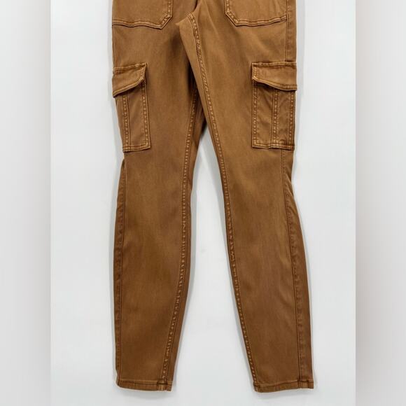 🆕 NWT SPANX Stretch Twill Ankle Cargo Pant Honey Glow Pockets Shapewear Small - Picture 12 of 16